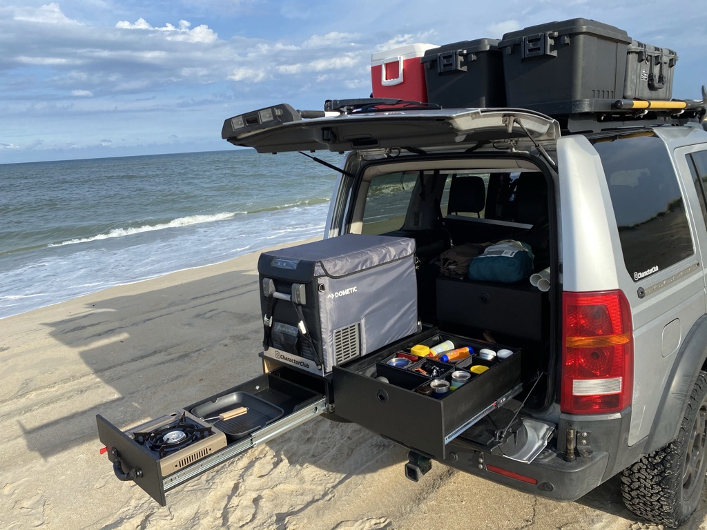 Beach camp kitchen