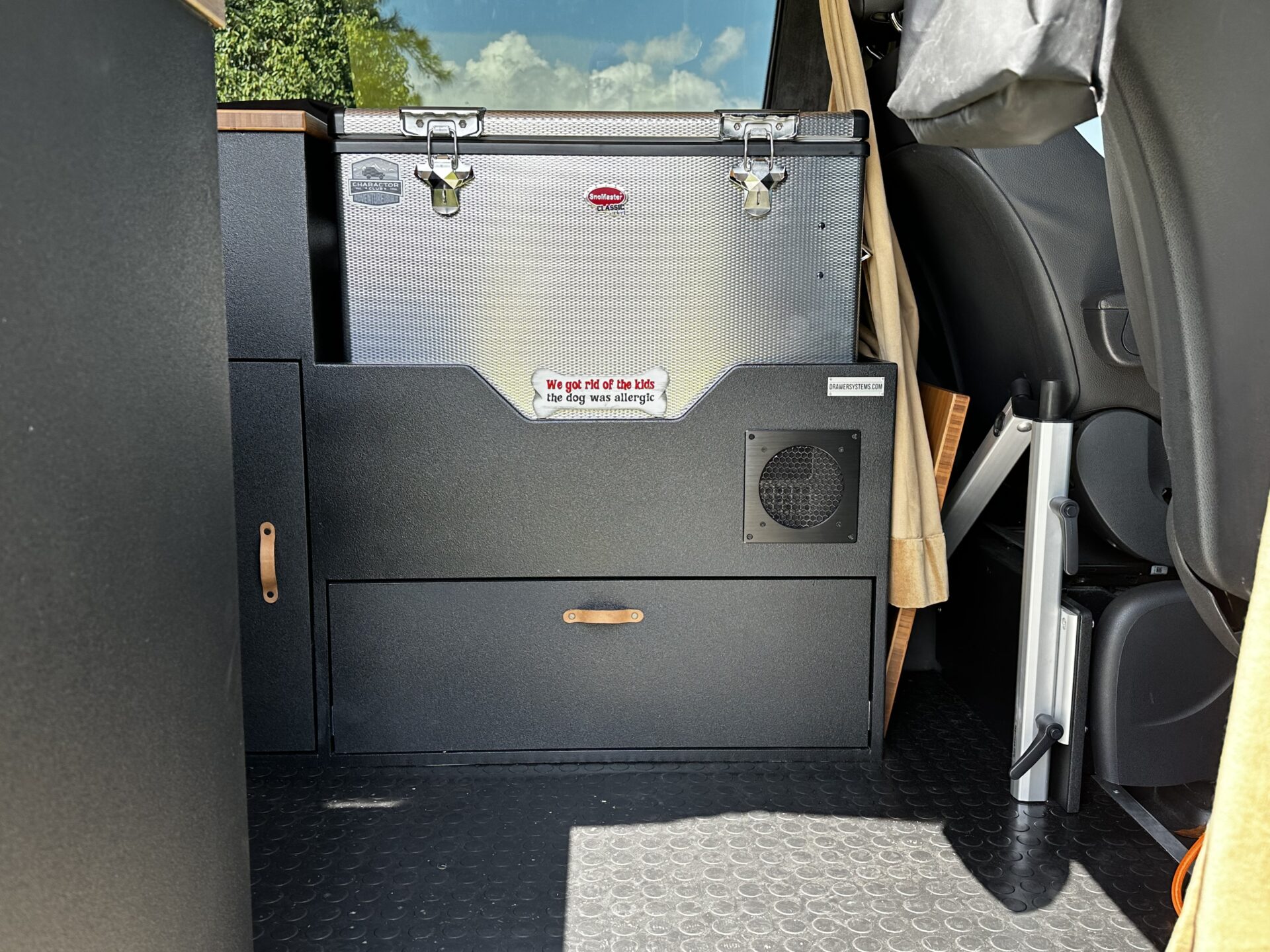 Overland style fridge