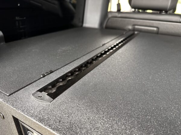 Recessed L-Track Tie Down System
